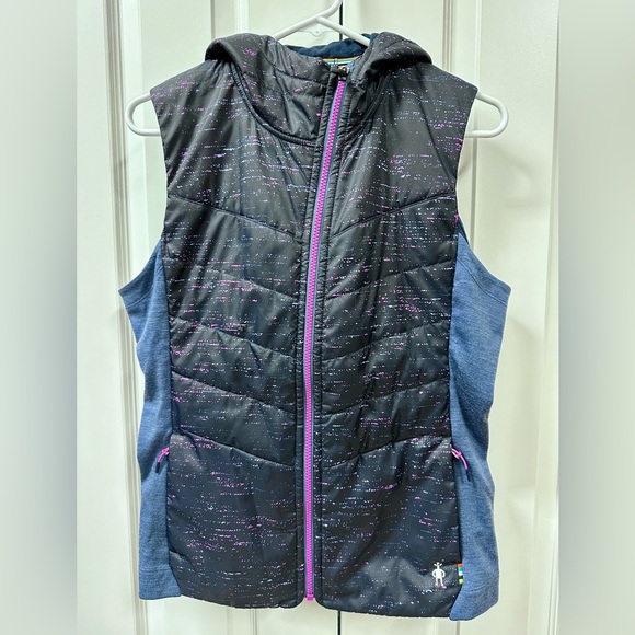 EUC Smartwool Women's Smartloft 60 Hoodie Vest size M - Picture 9 of 9